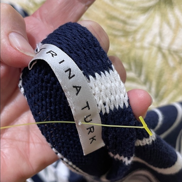 Trina Turk fringe striped nautical cape - Picture 5 of 5